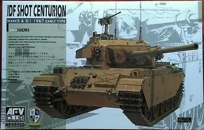 AFV Club AF35159 1/35 IDF Shot Centurion Mk5 & 5/1 Plastic Model Kit AFV