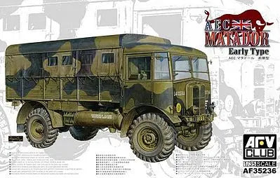 AFV Club AF35236 1/35 AEC Matador Early Type Plastic Model Kit AFV