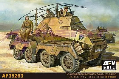 AFV Club AF35263 1/35 Panzerfunkwagen Sd.Kfz.263 8-Rad Plastic Model Kit AFV