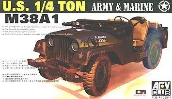 AFV Club AF35S17 1/35 M38A1 T 4X4 Utility Truck Plastic Model Kit AFV
