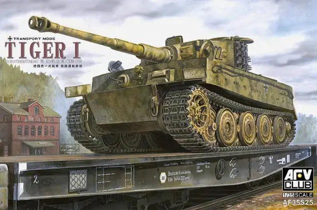 AFV Club AF35S25 1/35 Tiger I (Transport Mode) Plastic Model Kit AFV