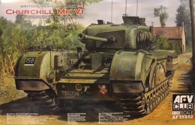 AFV Club AF35S52 1/35 Churchill Mk.VI Plastic Model Kit AFV