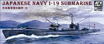 AFV Club SE73506 1/350 Japanese Navy I-19 Submarine Plastic Model Kit AFV