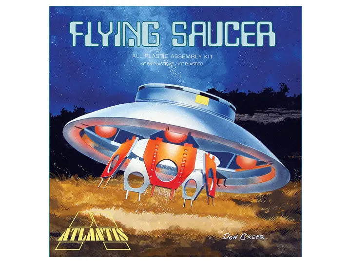 Atlantis A256 1/72 The Flying Saucer (Invaders) Plastic Model Kit Ultimate Hobbies Site