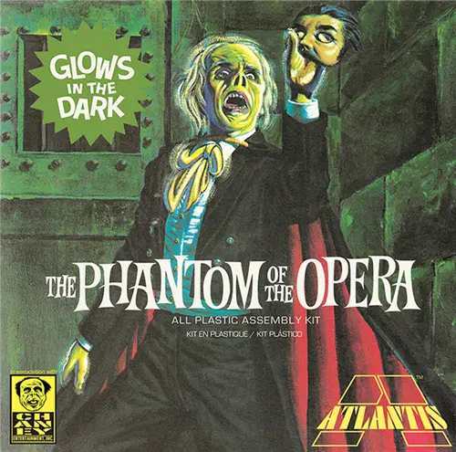 Atlantis A451 Phantom of the Opera - Glow in the Dark Edition Plastic Model Kit Ultimate Hobbies Site