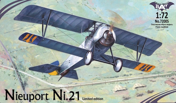 Bat Project 72005 1/72 Nieuport Ni.21 Ukraine Plastic Model Kit