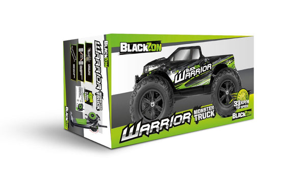 BlackZon BZ540075 Warrior MT 1/12 2WD Brushed Electric Monster Truck RTR