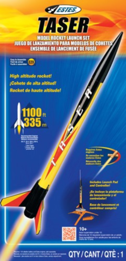 Estes Taser Beginner Model Rocket Launch Set EST-1491X