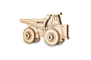 Construction kit- souvenir, rotating wheels, easy & fast assembling Eco-Woodart