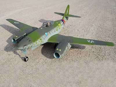 Freewing Messerschmitt Me 262 "Yellow 7" V2 Twin High Performance 70mm EDF Jet - PNP FJ30423P