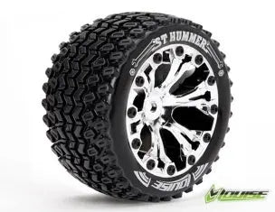ST Hummer Tyre 0 Offset On Chrome Rim Louise