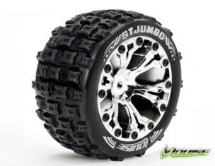 ST-Jumbo Tyre On Chrome Rim Louise