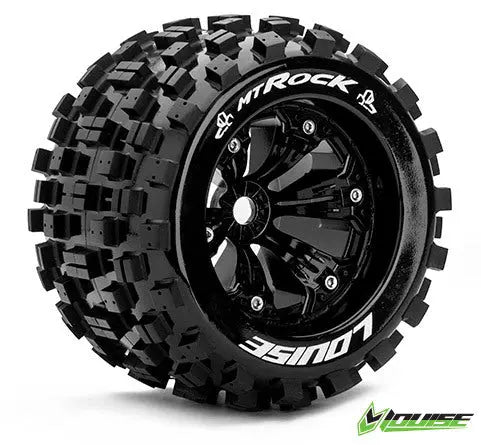 MT-ROCK 3.8in. Black 1/2 offset Tyre/Whe Louise