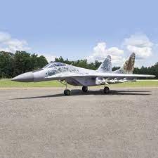航空機・ヘリコプター MiG-29 Twin 70mm EDF Lanxiang MIG-29 flying in extreme conditions at the Nordhausen EDF