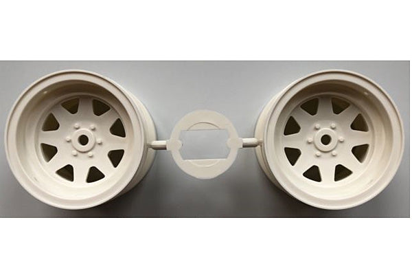 10445095 TAMIYA REAR WHEEL(WHITE)(2PCS) : 58056