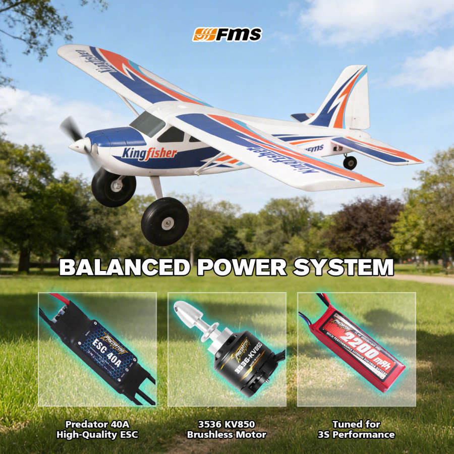 FMS Kingfisher 1400mm RTF FMS103RF-REFV3M2