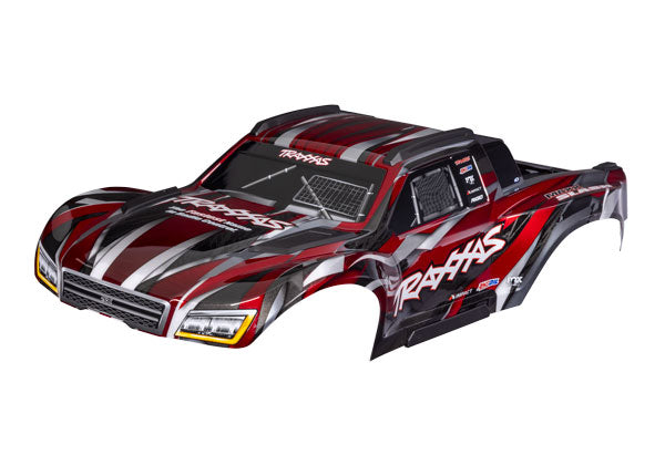 10211-RED TRAXXAS BODY MAXX SC RED/DECALS