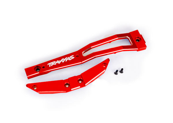 10221-RED TRAXXAS CHASSIS BRACE ALUM RED