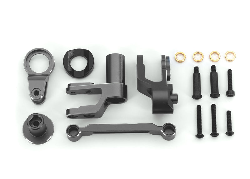 10246-GRAY TRAXXAS STEERING BELLCRANKS ALUM GRAY