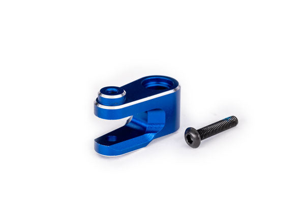 TRAXXAS STEERING SERVO HORN ALUM BLUE