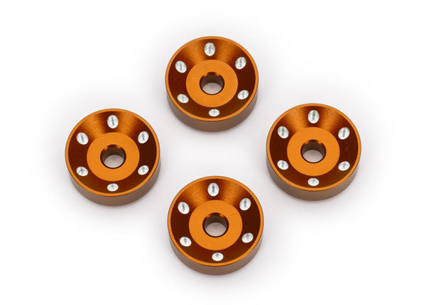 10257-ORNG TRAXXAS WHEEL WASHERS ALUM ORNG