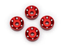 TRAXXAS WHEEL WASHERS ALUM RED