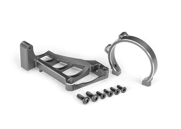 10262-GRAY TRAXXAS MOTOR MOUNTS GRAY ALUM FOR 3483