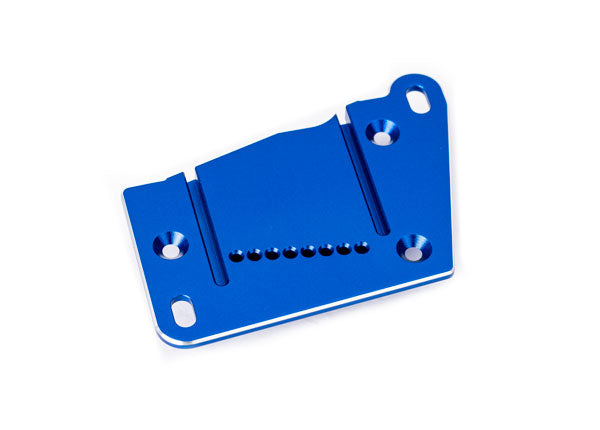 10263-BLUE TRAXXAS MOTOR PLATE ALUM BLUE