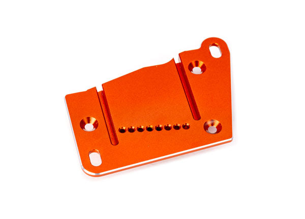 TRAXXAS MOTOR PLATE ALUM ORANGE
