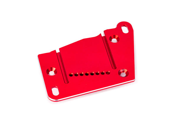 10263-RED TRAXXAS MOTOR PLATE ALUM RED