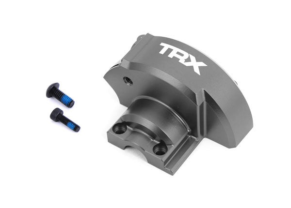 10287-GRAY TRAXXAS GEAR COVER ALUM GRAY