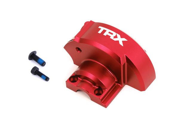 10287-RED TRAXXAS GEAR COVER ALUM RED