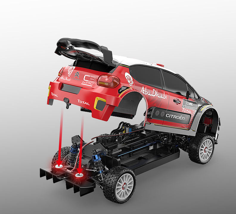 MJX 1/10 Hyper Go Citroen C3 WRC Brushless 2S RC Car (Battery & Charger included) MJX-10303-DC