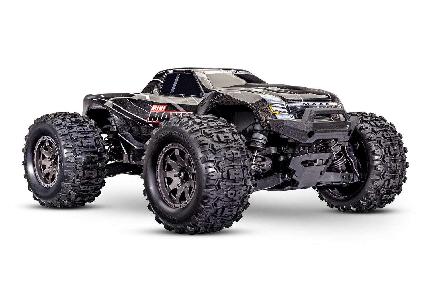 Traxxas Mini Maxx Brushless 1/16 4WD RTR Monster Truck (Black) TRA107154-1BLK TRAXXAS