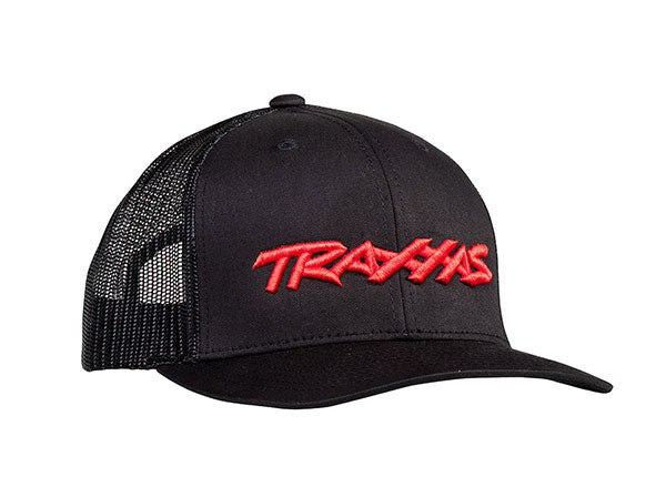 TRAXXAS LOGO HAT CURVE BILL BLACK OSFA