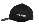 TRAXXAS FLEX HAT CURVE BILL BLK/WHT