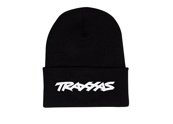 1189-BLK-AD TRAXXAS LOGO FOLD BEANIE BLACK