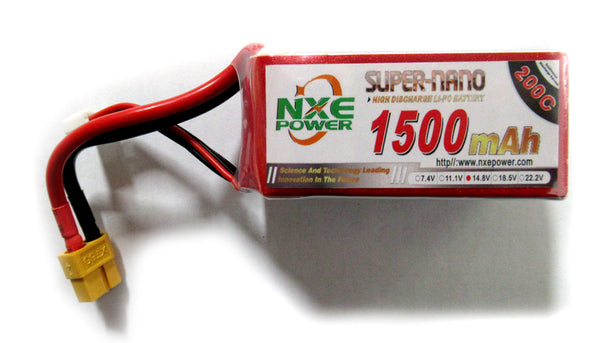 1500SC2004SXT60 NXE 14.8v 1500mah 200c soft case (4s)
