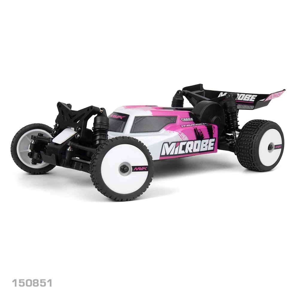 Maverick Microbe RC Buggy Electric 2WD 1/24 Scale RTR - Pink 150851
