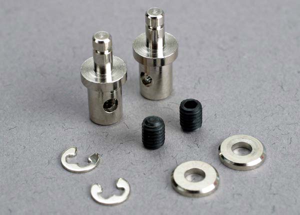 1541 TRAXXAS SERVO ROD CONNECTORS (2) 3MM SET SCREWS