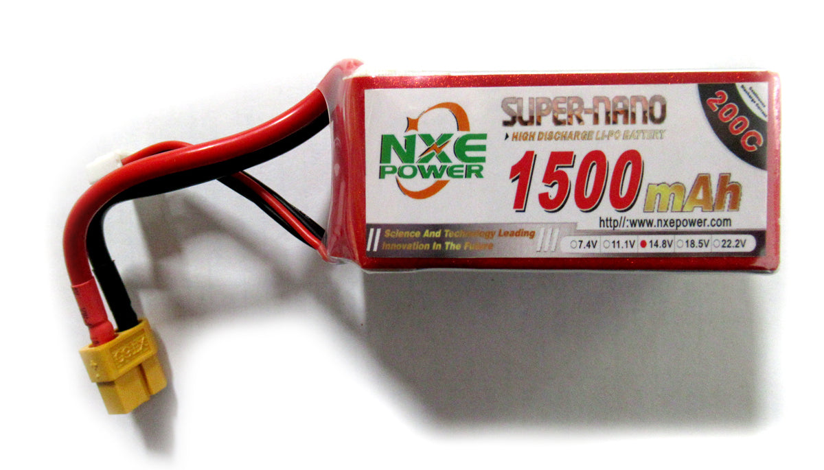 1550SC1504SXT60 NXE 14.8v 1550mah 150c soft case (4s) NXE