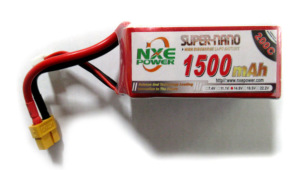 1550SC1504SXT60 NXE 14.8v 1550mah 150c soft case (4s)