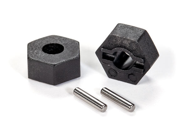 1654 TRAXXAS HEX WHEEL HUBS/AXLE PINS