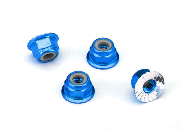 1747R TRAXXAS LOCK NUTS 4MM ALUMINIUM