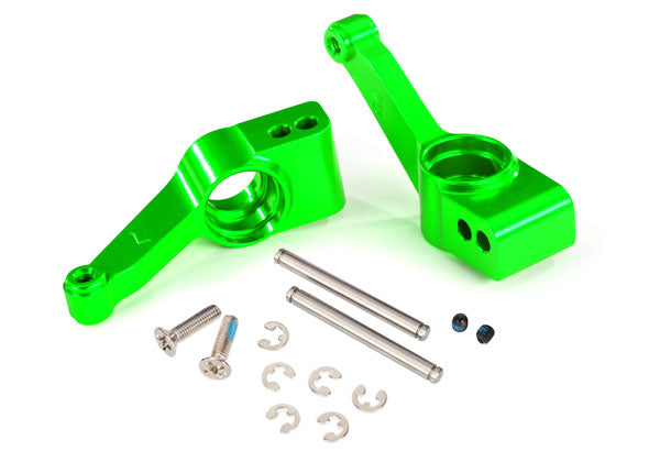 1952G TRAXXAS CARRIERS STUB AXLEGREEN-ANOD 6061-T6 ALUM REAR (2)