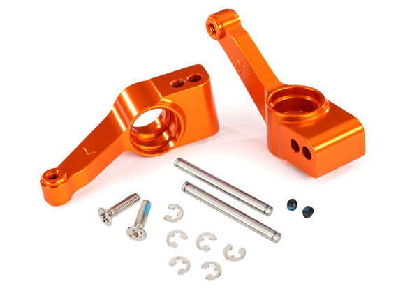 1952T TRAXXAS CARRIERS STUB AXLE (ORANGE-ANOD 6061-T6 ALUM) REAR (2)