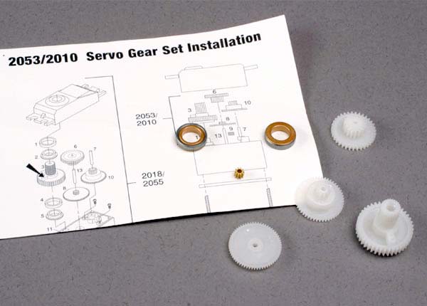 2010 TRAXXAS GEAR SET-FOR 2018 SERVOS