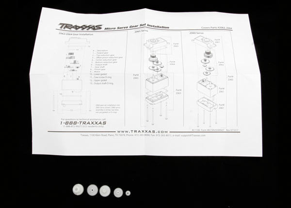 2064 TRAXXAS GEAR SET