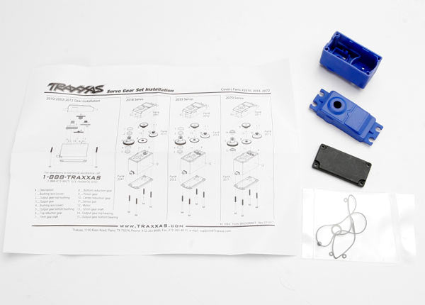 2074 TRAXXAS SERVO CASE GASKETS