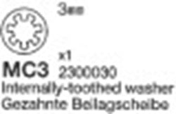 TAMIYA 3MM INTERNALLY-TOOTHED WASHER